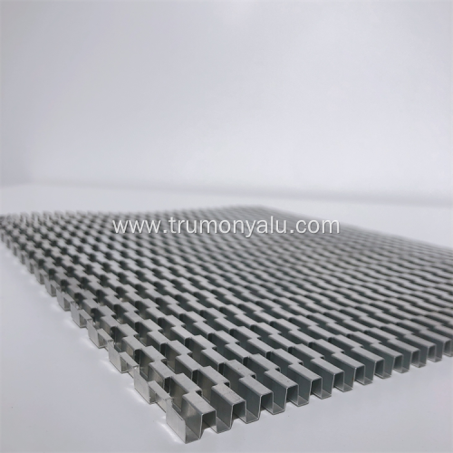 Ruffled Perforated Aluminum Folded Fin Heat Sink